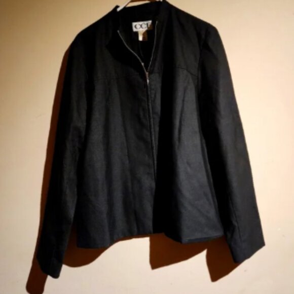 CCF Black Bomber Jacket - Picture 2 of 7